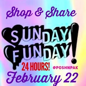 Sunday Funday Shop n Share with @poshnpak